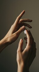 Applying Moisturizing Cream Soft Hands and Skincare Routine