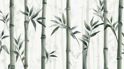 Elegant bamboo forest backdrop