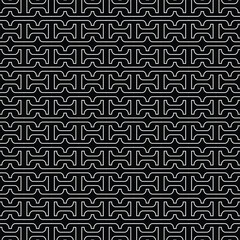 Monochromatic Bricks with H Shaped Geometric Link Pattern with black background. 