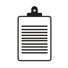 Business Clipboard with Pencil and Report Document – Vector Illustration for Office, Reports, and Productivity