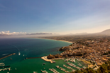 the splendid Sicilian coast