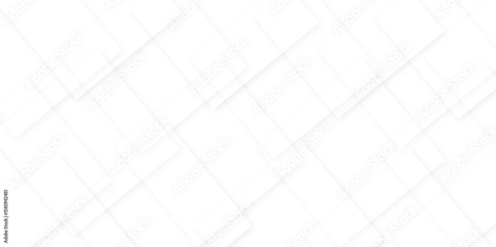 Fototapete abstract geometric white light background. modern and creative design. seamless abstract technology 