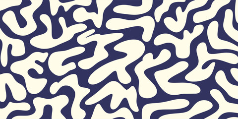 Abstract organic shape background doodle hand drawn background