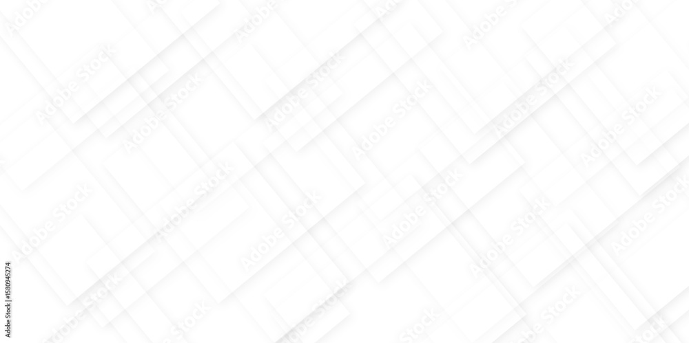 Aufkleber abstract geometric white light background. modern and creative design. seamless abstract technology 
