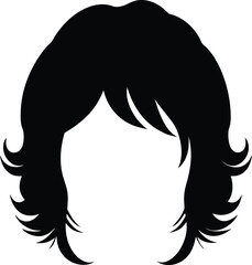 wig on white background.eps