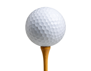 golf ball isolated on white