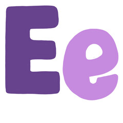 alphabet illustration transparant background - ABC letter colorful learning - kids elements