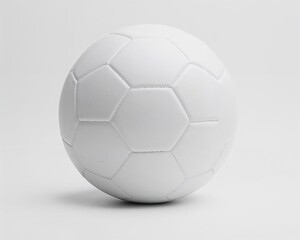 Clean All-White Football Studio Shot