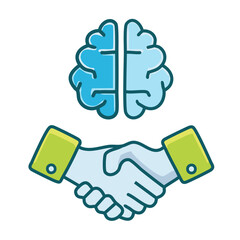 Set of artificial intelligence silhouette icon vectors in minimal flat style, perfect for tech apps, machine learning interfaces, robotics, neural networks, and AI system design