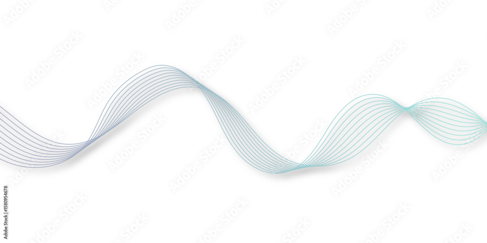 Aufkleber abstract wave element for design pink and white. design template for cover, business. abstract dynam