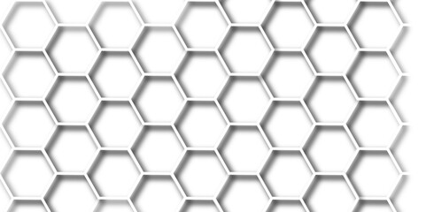 Gold Hexagon Grid Pattern, Seamless White Background, Abstract Geometric Design, High-Resolution Image, honeycomb cells of cardboard stiffening rib background Abstract background of colorful lag