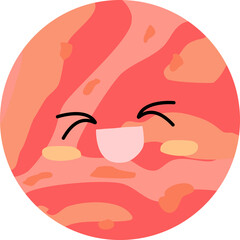 Kawaii Solar System Character Set 귀여운 태양계 행성 친구들 세트