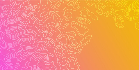 Colorful abstract contour lines create a vibrant background with smooth gradients