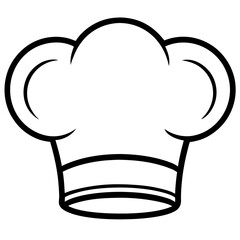Cooking Hat Line Art Icon 
