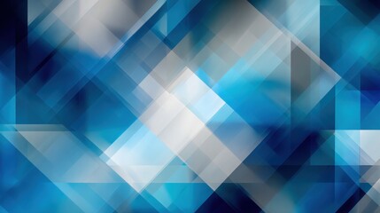 Obraz premium Vibrant photo of abstract Blue Background With Overlapping Transparent Geometric Shapes and Varying Opacity Levels.