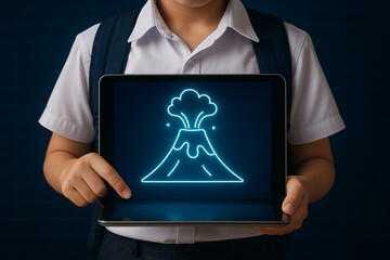 Interactive Learning with Technology: Exploring Volcanoes on a Tablet
