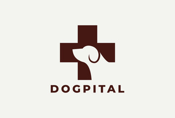 Dog Care Logo Design Element
