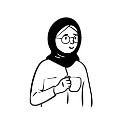 Cartoon illustration person businessman vector