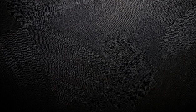 Solid Black Texture Minimalist Abstract Surface