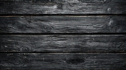 Fototapeta premium Vibrant photo of black wooden background, old wooden planks texture.