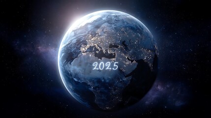 Obraz premium Stunning Earth: A Cosmic Perspective