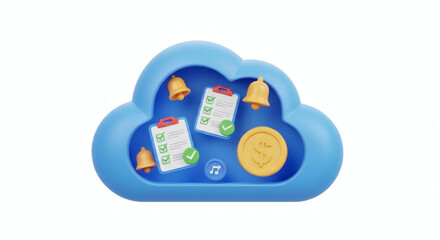 Cloud-Based Task Management System with Notifications and Financial Rewards Concept