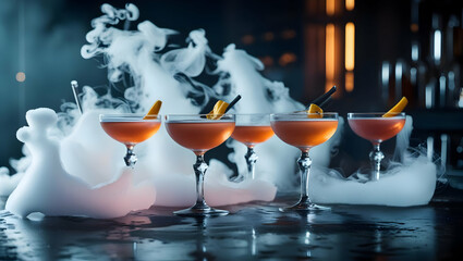 glass of martini