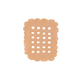 Cartoon Biscuit Illustration – Hand Drawn Cookie with Scalloped Edges