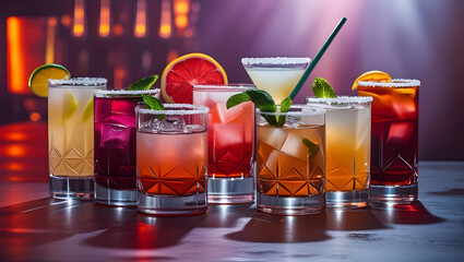 cocktail in the bar