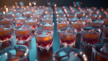 glasses of champagne