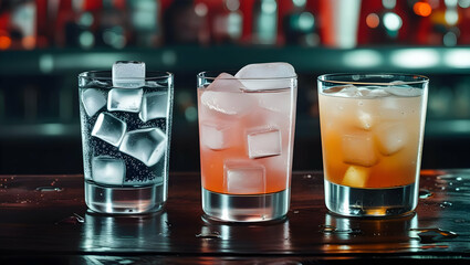 cocktail with ice