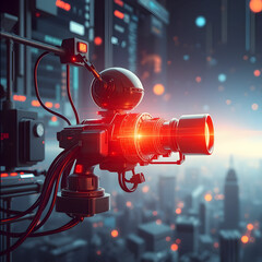 Technology and futuristic background