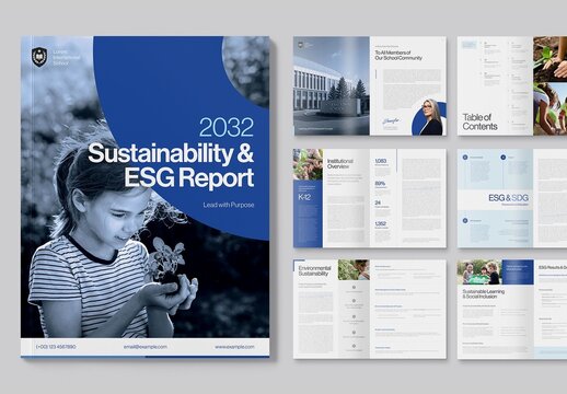 Report Brochure Template