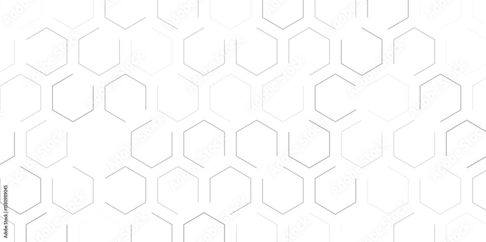 Poster vector banner design. hexagons pattern. geometric abstract background with simple hexagonal elements