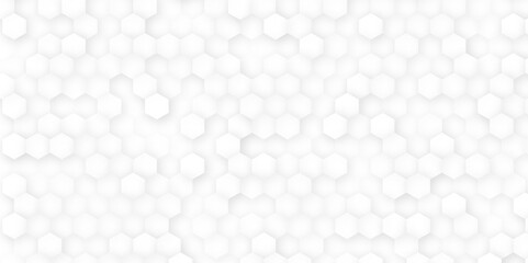 Vector banner design. Hexagons pattern. Geometric abstract background with simple hexagonal elements.