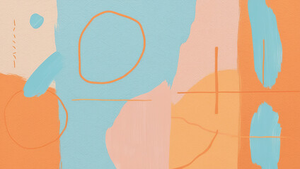 Colorful vivid modern brush texture backdrop for design