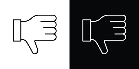 Thumb down icon. Symbol for your web site design, logo, app, UI. Vector illustration. EPS10