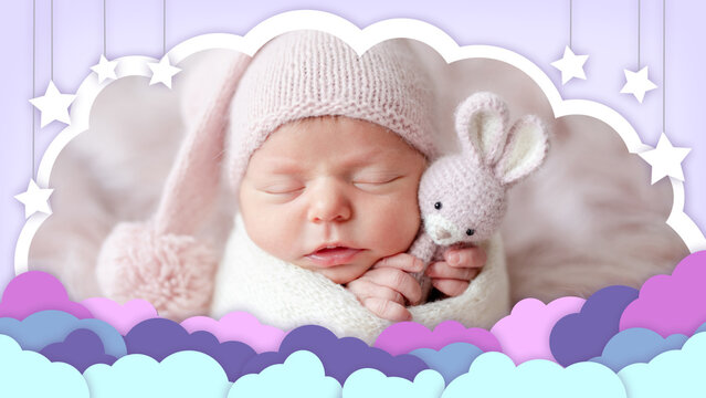 Baby And Kids Clouds Video Frame