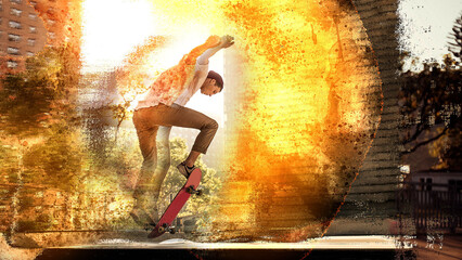 Grunge Light Leak Effect