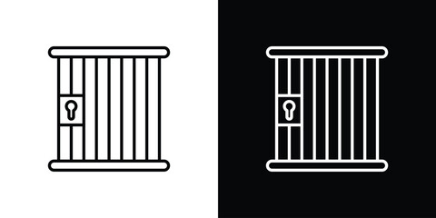 Prison icon. Symbol for your web site design, logo, app, UI. Vector illustration. EPS10