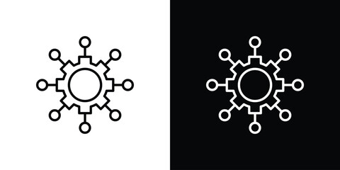 Multi channel icon. Symbol for your web site design, logo, app, UI. Vector illustration. EPS10