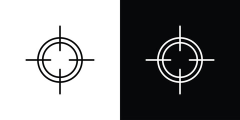 Gun target icon. Symbol for your web site design, logo, app, UI. Vector illustration. EPS10
