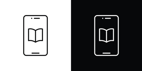 Ebook icon. Symbol for your web site design, logo, app, UI. Vector illustration. EPS10