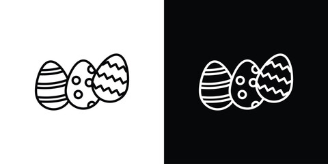 Easter eggs icon. Symbol for your web site design, logo, app, UI. Vector illustration. EPS10