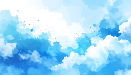 Soft, pastel sky with clouds