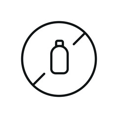 dairy Free linear Vector icon