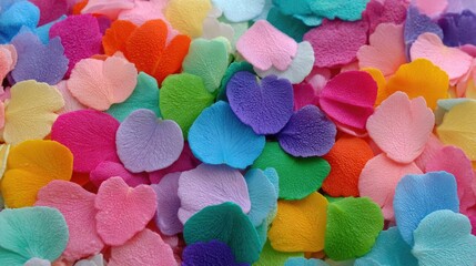 Colorful hydrangea petals background texture vibrant floral design nature close-up aesthetic concept