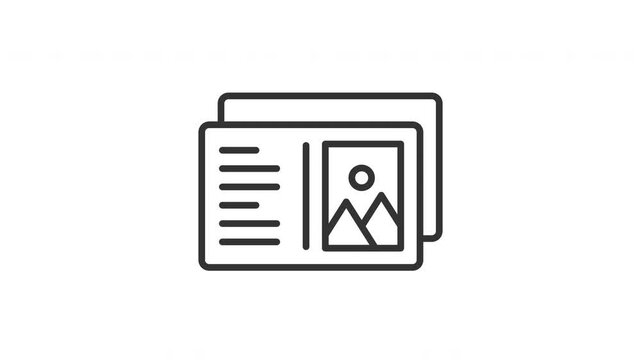 postcard icon