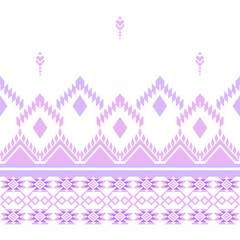 ethnic geometric shapes in Purple tone. Ideal for textile applications. Native American tribal fabric, tile, carpet,indian traditional dress,vector design.boho indian texture ornament Seamless pattern