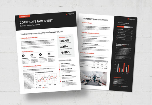 Factsheet Template